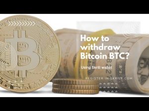 withdraw Bitcoin BTC